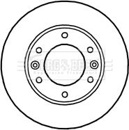 Borg & Beck BBD4659 - Kočioni disk www.molydon.hr