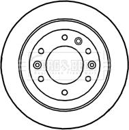 Borg & Beck BBD4658 - Kočioni disk www.molydon.hr