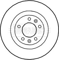 Borg & Beck BBD4669 - Kočioni disk www.molydon.hr