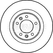 Borg & Beck BBD4667 - Kočioni disk www.molydon.hr