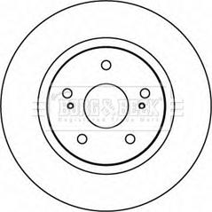 Borg & Beck BBD4607 - Kočioni disk www.molydon.hr