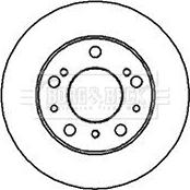 Borg & Beck BBD4616 - Kočioni disk www.molydon.hr