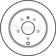 Borg & Beck BBD4611 - Kočioni disk www.molydon.hr