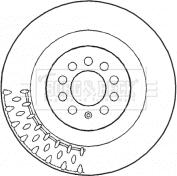 TRW DF6011S - Kočioni disk www.molydon.hr