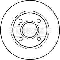 Borg & Beck BBD4638 - Kočioni disk www.molydon.hr