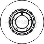 Borg & Beck BBD4632 - Kočioni disk www.molydon.hr