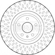 Borg & Beck BBD4624 - Kočioni disk www.molydon.hr