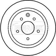 Borg & Beck BBD4670 - Kočioni disk www.molydon.hr