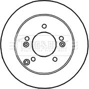 Borg & Beck BBD4671 - Kočioni disk www.molydon.hr