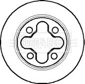 Borg & Beck BBD4047 - Kočioni disk www.molydon.hr