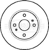 Japanparts DP-124 - Kočioni disk www.molydon.hr