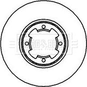 Borg & Beck BBD4063 - Kočioni disk www.molydon.hr