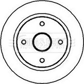 Borg & Beck BBD4011 - Kočioni disk www.molydon.hr