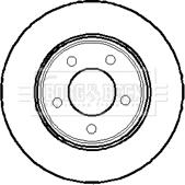 Borg & Beck BBD4017 - Kočioni disk www.molydon.hr