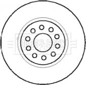 Borg & Beck BBD4124 - Kočioni disk www.molydon.hr