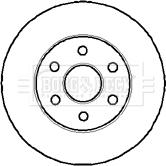 Borg & Beck BBD4854 - Kočioni disk www.molydon.hr