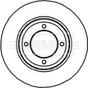 Borg & Beck BBD4850 - Kočioni disk www.molydon.hr