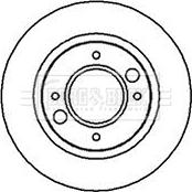 Borg & Beck BBD4837 - Kočioni disk www.molydon.hr