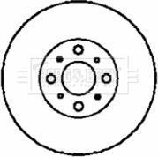 Borg & Beck BBD4349 - Kočioni disk www.molydon.hr