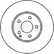 Borg & Beck BBD4344 - Kočioni disk www.molydon.hr