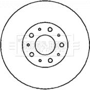 Borg & Beck BBD4346 - Kočioni disk www.molydon.hr