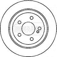 Borg & Beck BBD4354 - Kočioni disk www.molydon.hr