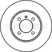 Borg & Beck BBD4302 - Kočioni disk www.molydon.hr