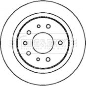 Borg & Beck BBD4319 - Kočioni disk www.molydon.hr