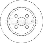 Borg & Beck BBD4380 - Kočioni disk www.molydon.hr