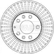 Borg & Beck BBD4334 - Kočioni disk www.molydon.hr