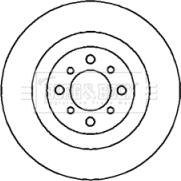 Borg & Beck BBD4374 - Kočioni disk www.molydon.hr