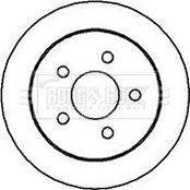 Borg & Beck BBD4211 - Kočioni disk www.molydon.hr