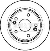 Borg & Beck BBD4271 - Kočioni disk www.molydon.hr