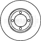 Borg & Beck BBD4705 - Kočioni disk www.molydon.hr