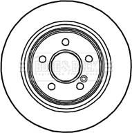 Borg & Beck BBD4703 - Kočioni disk www.molydon.hr