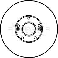 Borg & Beck BBD4702 - Kočioni disk www.molydon.hr