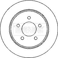 Borg & Beck BBD4734 - Kočioni disk www.molydon.hr