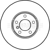 Borg & Beck BBD4725 - Kočioni disk www.molydon.hr