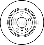 Borg & Beck BBD4726 - Kočioni disk www.molydon.hr