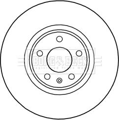 Borg & Beck BBD5990S - Kočioni disk www.molydon.hr