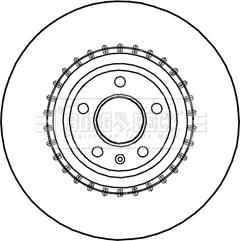 Borg & Beck BBD5991S - Kočioni disk www.molydon.hr