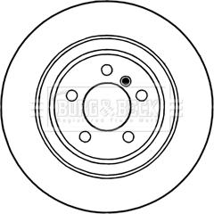 Borg & Beck BBD5997S - Kočioni disk www.molydon.hr