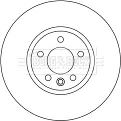 Borg & Beck BBD5964S - Kočioni disk www.molydon.hr