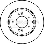 Borg & Beck BBD5906S - Kočioni disk www.molydon.hr