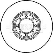 Borg & Beck BBD5902S - Kočioni disk www.molydon.hr