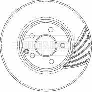 Borg & Beck BBD5923S - Kočioni disk www.molydon.hr