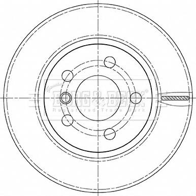 Borg & Beck BBD5494 - Kočioni disk www.molydon.hr