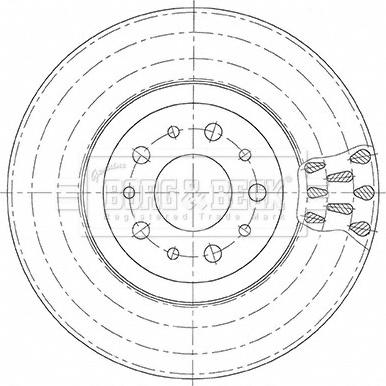 Borg & Beck BBD5492 - Kočioni disk www.molydon.hr