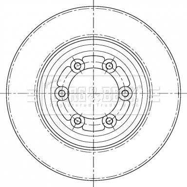 Borg & Beck BBD5409 - Kočioni disk www.molydon.hr