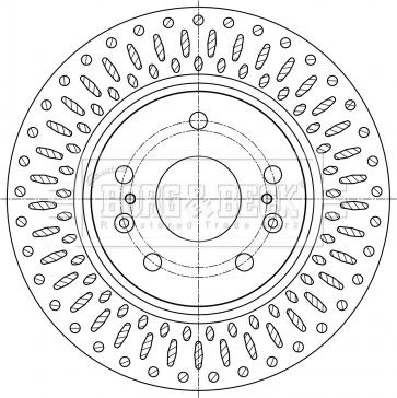 Borg & Beck BBD5400 - Kočioni disk www.molydon.hr